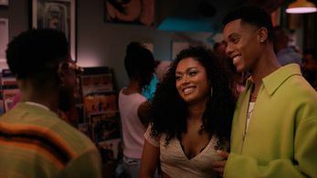 Jazlyn Martin and Jabari Banks in Bel Air (2023)