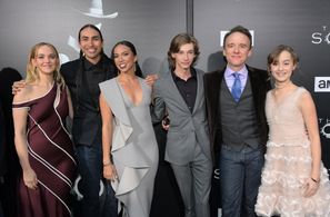 Jess Weixler, David Wilson Barnes, Tatanka Means, Elizabeth Frances, Sydney Lucas, and Jacob Lofland at an event for The