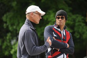 Elgin James with Ed Harris