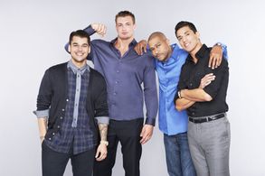 Finesse Mitchell, Rob Kardashian, and Rob Gronkowski in The Choice (2012)