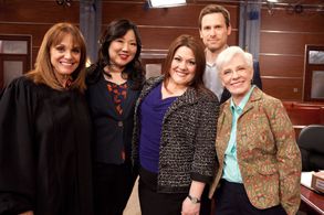 Patty Duke, Valerie Harper, Margaret Cho, Brooke Elliott, and Carter MacIntyre in Drop Dead Diva (2009)