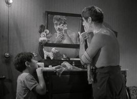 Vittorio Manunta and Paul Muni in Stranger on the Prowl (1952)