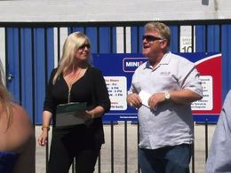 Dan Dotson and Laura Dotson in Storage Wars (2010)