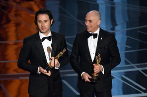 Alan Barillaro and Marc Sondheimer at an event for The Oscars (2017)