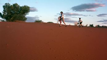 Jenny Agutter and Luc Roeg in Walkabout (1971)