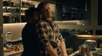 Sebastian Achilles and Fahri Yardim in Dogs of Berlin (2018)