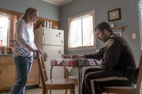 Thomas M. Wright and Rebecca Harris in Outsiders (2016)