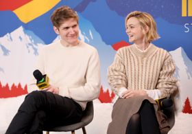 Carey Mulligan and Bo Burnham at an event for The IMDb Studio at Sundance: The IMDb Studio at Acura Festival Village (20