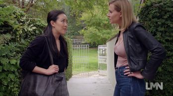 Allison McAtee and Raechel Wong in Keeping Up with the Joneses (2021)