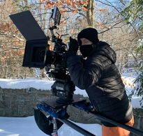 Dave McRae on the set of It's Me, Billy