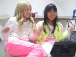 Ryan Baumann having a blast singing 