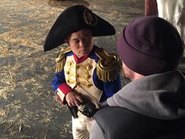 Michael Gracey and Sam Humphrey in The Greatest Showman (2017)