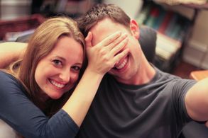 Ryan McDaniel (John) and Angela Sprinkle (Mary) - Photo By Jill Brazel