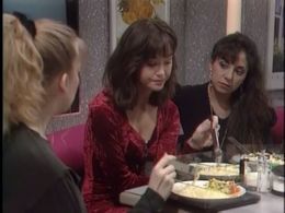 Nikki Brooks, Karen Murden, and Anna Pernicci in Jupiter Moon (1990)