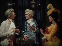 Dana Bartunková, Josef Kemr, and Viktor Preiss in Give the Devil His Due (1985)