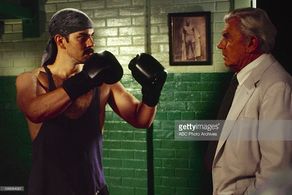 Still of Steven Dean Davis & Andy Griffith in 'Matlock'