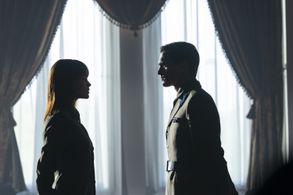 Emilia Schüle and Julian Kostov in Treadstone: The Kwon Conspiracy (2019)