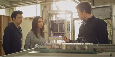 Chris M Kauffmann, Nicole Brimberry and Tim Fox in Shadows on the Wall