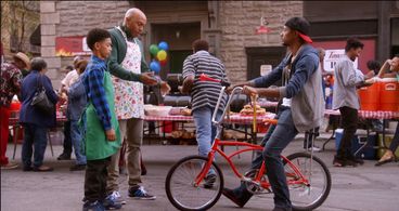 Jordan Black, James Lesure, and Sayeed Shahidi in Uncle Buck (2016)