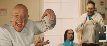 Niall Buggy, Bern Deegan, & David Mc Savage in 'Dental Breakdown'