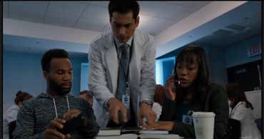 Marcus Ho, Nikki M. James, and Johnny Ray Gill in BrainDead (2016)