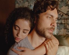 Max Rinehart and Raneem Daoud in The Sparrow (2020)