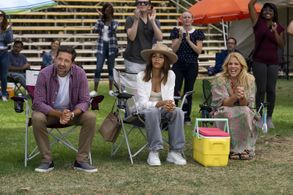 Busy Philipps, Todd Grinnell, and Isis King in With Love (2021)