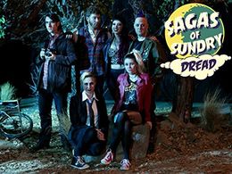 Taliesin Jaffe, Ivan Van Norman, Matthew Mercer, Satine Phoenix, Amy Vorpahl, and Amy Dallen in Sagas of Sundry (2017)