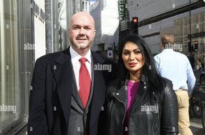 Jonathan Sothcott and Jeanine Nerissa Sothcott in Mayfair