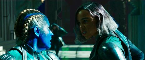 The Marvels featuring Zawe Ashton and Kya Garwood