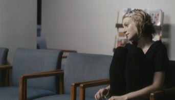 Actress Anna Moore filming 'Fighting Fish' from Director Annette Apitz.