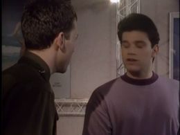 Daniel Beales and Ashley Russell in Jupiter Moon (1990)