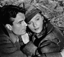 Kent Smith and Anna Sten in Three Russian Girls (1943)