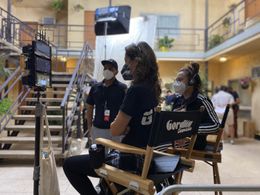 On the set of Gordita Chronicles in Puerto Rico.