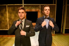 Chris Pereira in the stage production of Bed and Breakfast