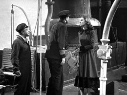 Valerie Hobson, Hay Petrie, and Conrad Veidt in The Spy in Black (1939)