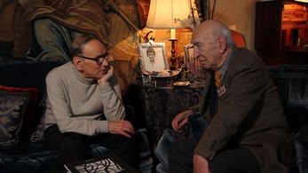 Ennio Morricone and Giuliano Montaldo in Giuliano Montaldo: Quattro volte vent'anni (2012)