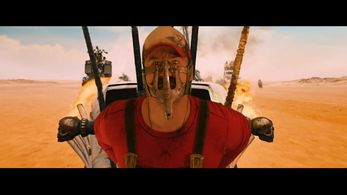 Still from Mad Mario: Rainbow Road