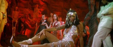 Clem Davies, Grace Kennedy, Vladek Sheybal, and Catherine Mary Stewart in The Apple (1980)