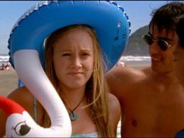 Sally Martin and Glenn McMillan in Power Rangers Ninja Storm (2003)