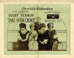 Bobby Vernon in Take Your Choice (1923)