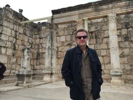 Phil Cooke on set in Israel