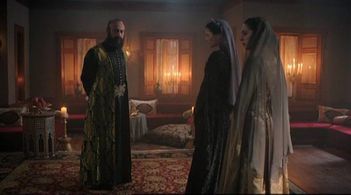 Halit Ergenç and Deniz Çakir in The Magnificent Century (2011)