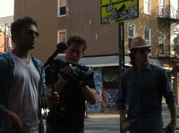 Aylam Orian, Samarth Bajaj, and Leonardo Salerni in The Magic Hour (2012)