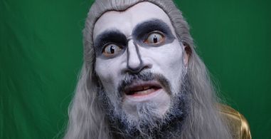 Sidow Sobrino as the Evil Alien in Frustrated