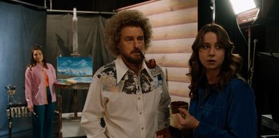 Owen Wilson and Lucy Freyer in Paint (2023)
