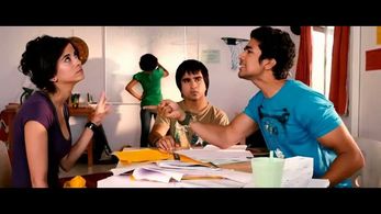Saba Azad, Saqib Saleem, and Prabal Panjabi in Mujhse Fraaandship Karoge (2011)