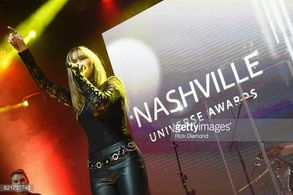 Performing at the Nashville Universe Awards