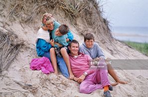 Anthony Perkins, Berry Berenson, Oz Perkins, and Elvis Perkins