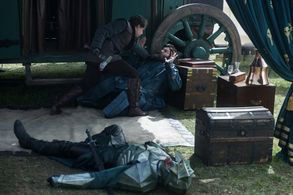 Vincent D'Onofrio and Gerran Howell in Emerald City (2016)